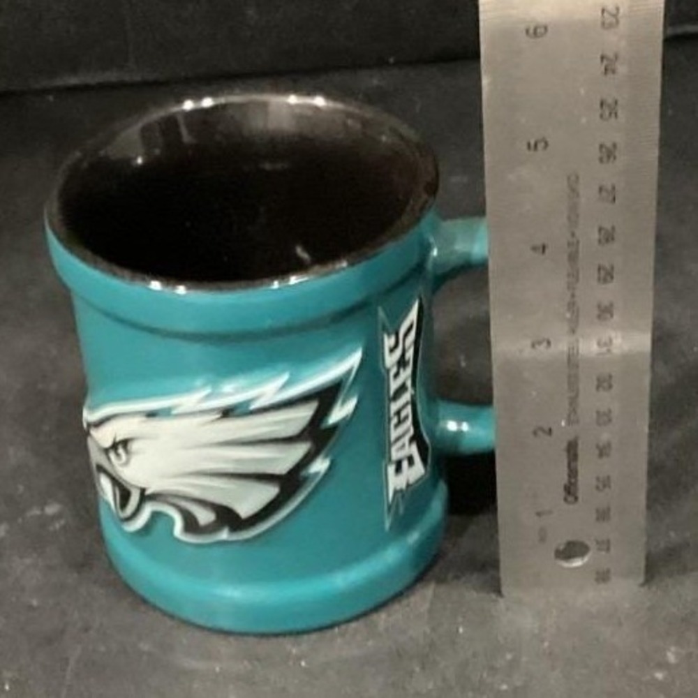NFL Philadelphia Eagles Football 3D Raised Relief Logo Coffee Mug Ceramic